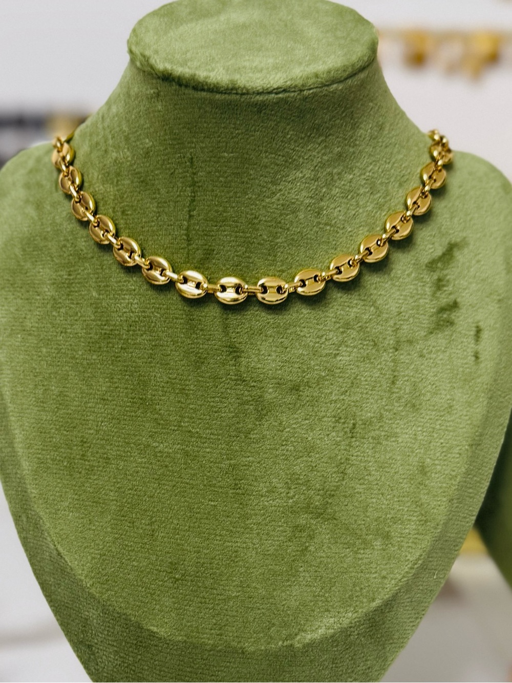 Gold Link Chain Necklace - Women Jewelry
